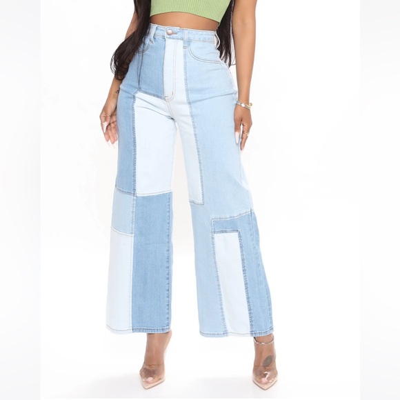 patchwork jeans - Picture 2 of 2